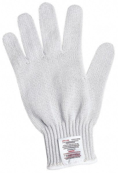 Large White Steelcore Cut & Abrasion-Resistant Gloves - MCR Safety 9350L