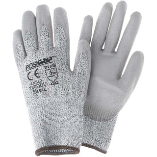 Large Salt & Pepper PolyKor Cut-Resistant Gloves - PIP 720DGU/L