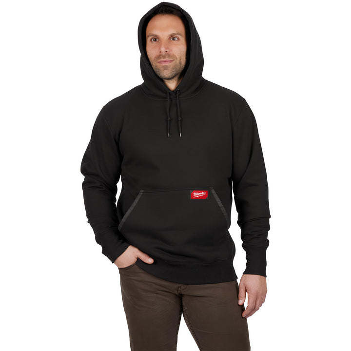Large Black Heavy-Duty; Wind-Resistant; Tear-Resistant; Abrasion-Resistant Protective Garment - Milwaukee Tool 350B-L