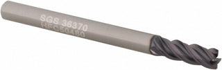 1/8" 4-Flute Solid Carbide Corner Radius End Mill, TX - SGS 36370