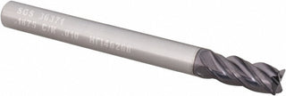3/16" 4-Flute Solid Carbide Corner Radius End Mill, TX - SGS 36371