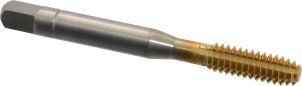 1/4-20 UNC Powdered Metal High-Speed Steel Tap, Super Titanium Nitride - Balax 12772-91U