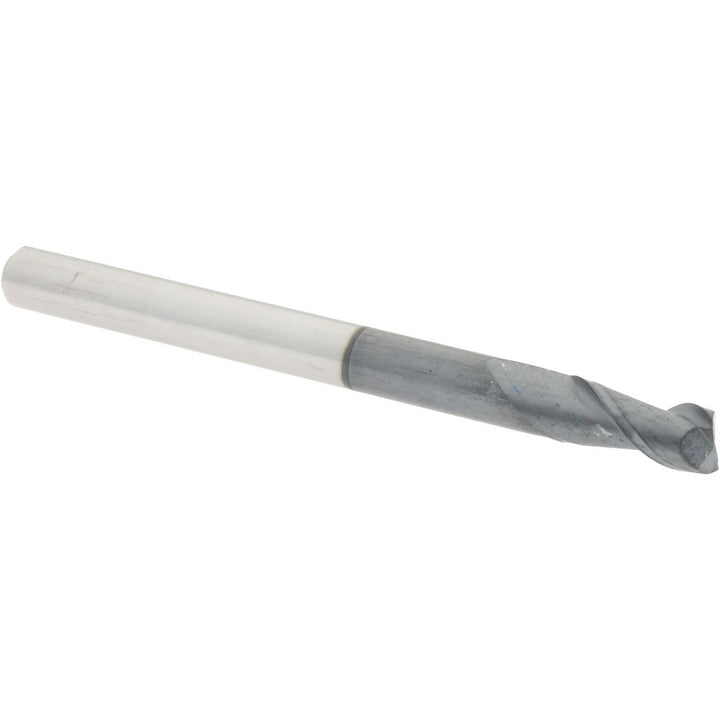 1/8" 2-Flute Solid Carbide Square End Mill, AlTiN - Accupro 12181589