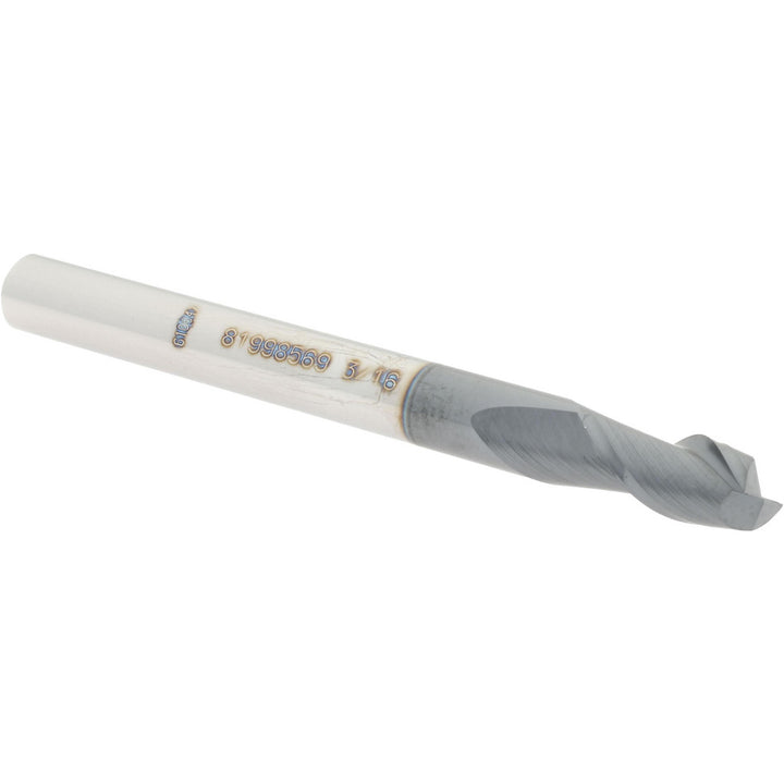 3/16" 2-Flute Solid Carbide Square End Mill, AlTiN - Accupro 12181610
