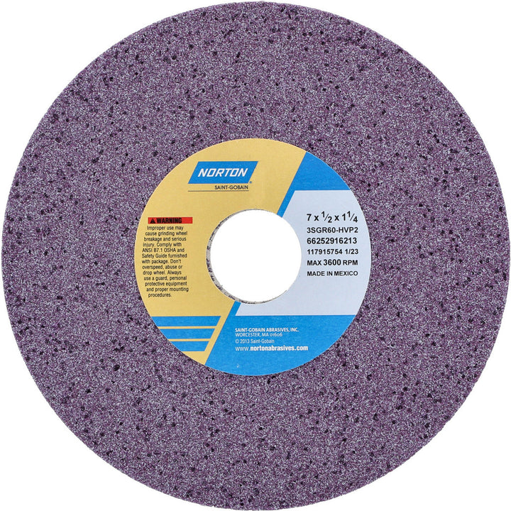 7 x 1/2" 60-Grit Ceramic Grinding & Cutoff Wheel - Norton 66252916213