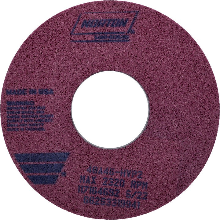 14 x 2" 46-Grit Aluminum Oxide Grinding & Cutoff Wheel - Norton 66253319941