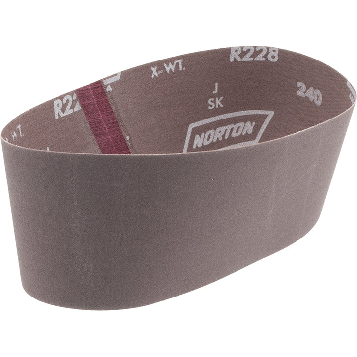 3 x 21" 240-Grit Aluminum Oxide Belt - Norton 78072769230