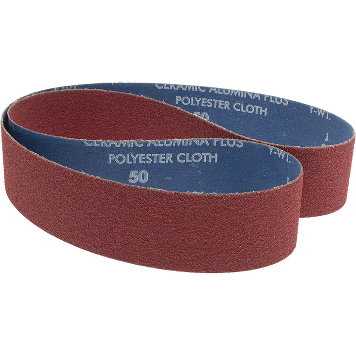 2 x 48" 50-Grit Ceramic Belt - Norton 78072770674