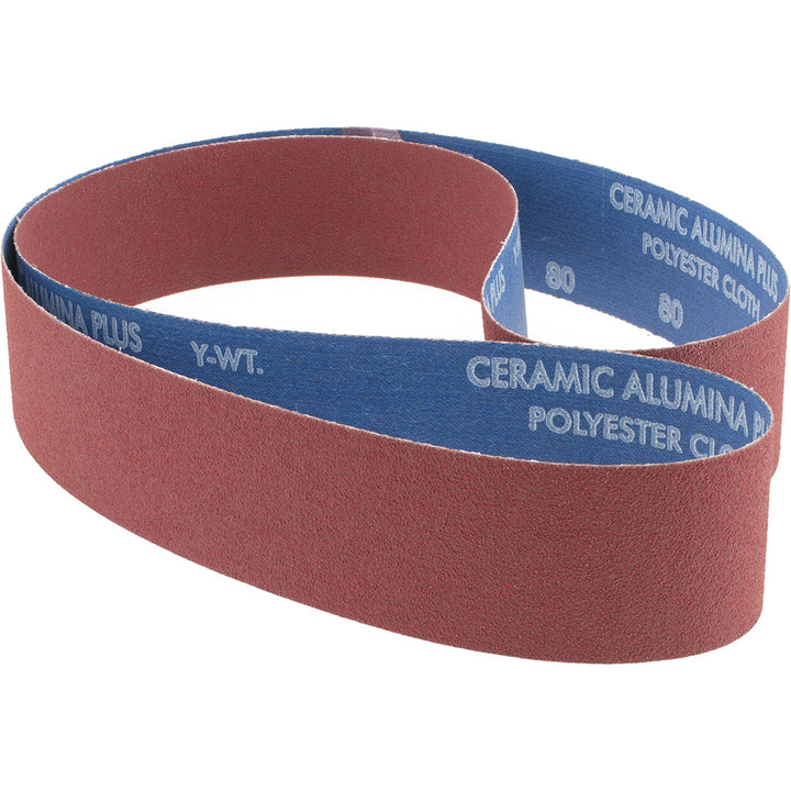 2 x 60" 80-Grit Ceramic Belt - Norton 78072775351
