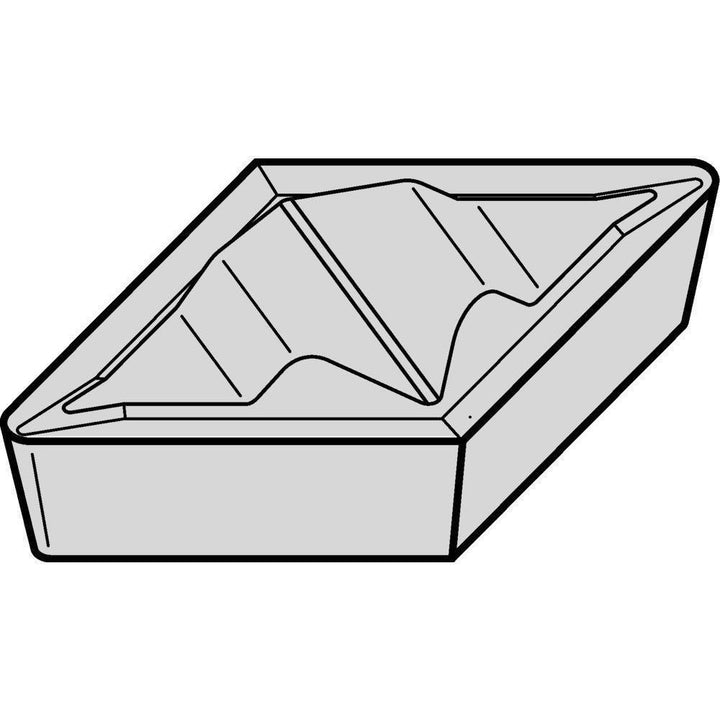 DCGR150404 Carbide Insert, Grade KCU10B, AlTiN - Kennametal 7096254