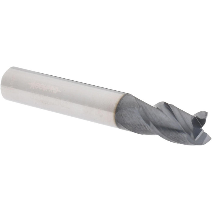 5/16" 3-Flute Solid Carbide Square End Mill, AlTiN - Accupro 12182177