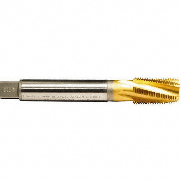 1/2-14 NPT Cobalt Tap, TiN - Emuge AW483100.5767