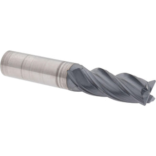 1/2" 4-Flute Solid Carbide Corner Radius & Corner Chamfer End Mill, AlTiN - Accupro 95168431