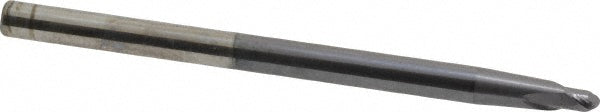 2-Flute Solid Carbide Tapered End Mill, AlTiN - Accupro 12180941