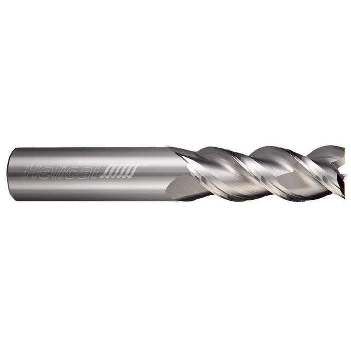 3/8" 3-Flute Solid Carbide Square End Mill - Helical Solutions 03345