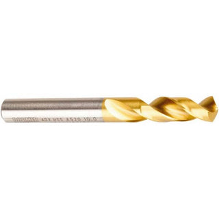0.3543" HSS Screw Machine Drill Bit, TiN, 130° point - Dormer Pramet 5969975