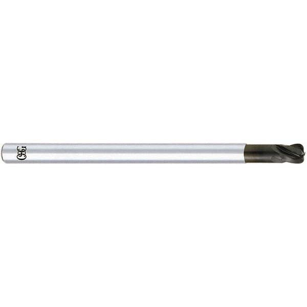 1/4" 4-Flute Solid Carbide Corner Radius End Mill, Diamond - OSG 70720516