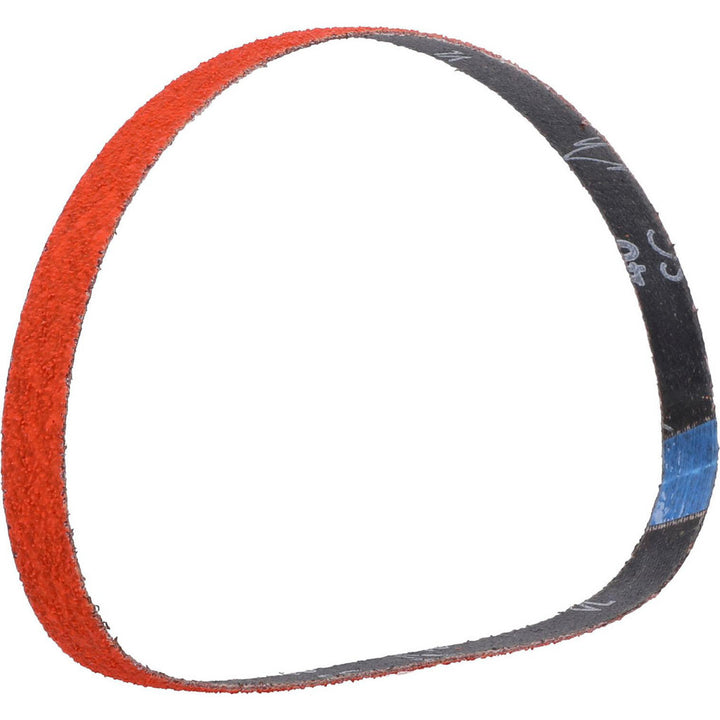 1/2 x 24" 40-Grit Ceramic Alumina Belt - Norton 69957398024