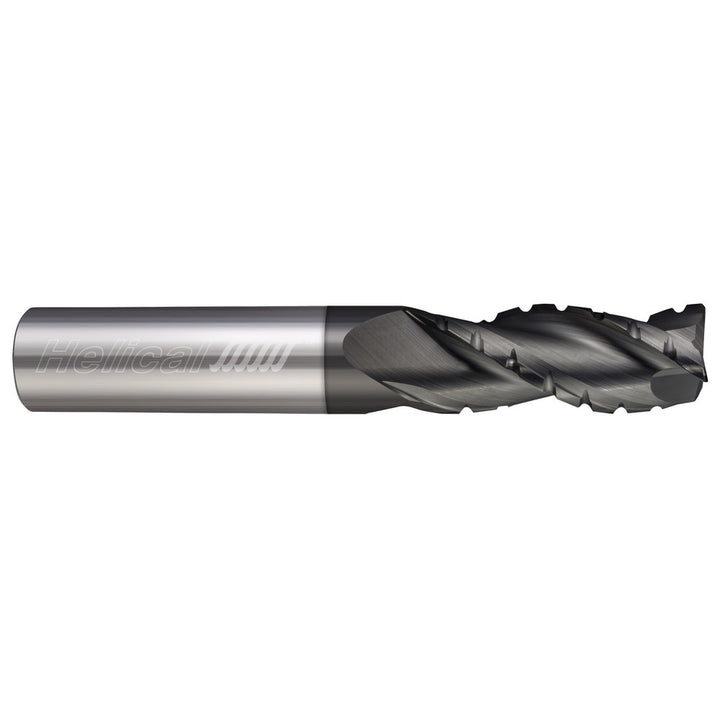 1/4" 3-Flute Solid Carbide Corner Radius End Mill, Dplus - Helical Solutions 87780