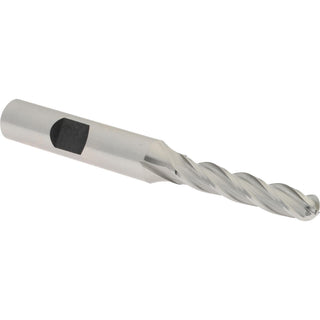 1/4" 4-Flute Cobalt Ball End Mill - Hertel E2021016