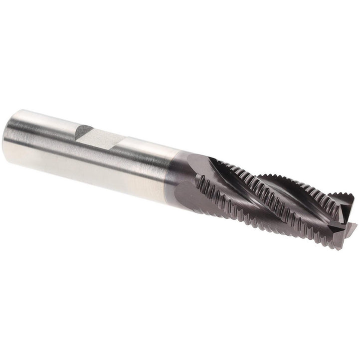 0.5000" 4-Flute Cobalt Single End Mill, TiAlN - Hertel 84213578