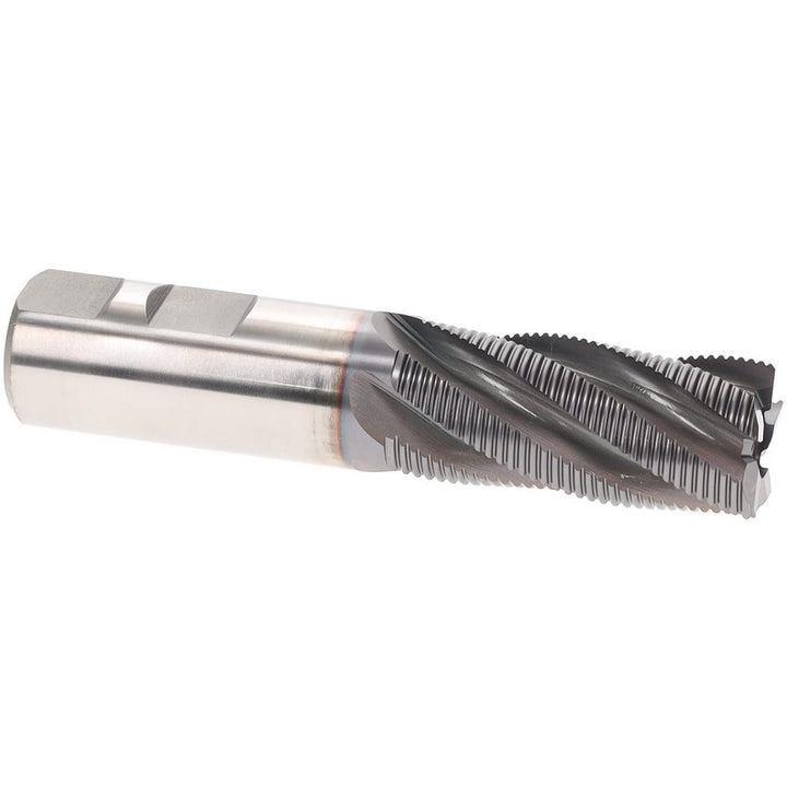 0.8750" 5-Flute Cobalt Single End Mill, TiCN - Hertel 84214055