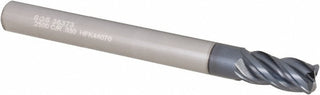 1/4" 4-Flute Solid Carbide Corner Radius End Mill, TX - SGS 36373