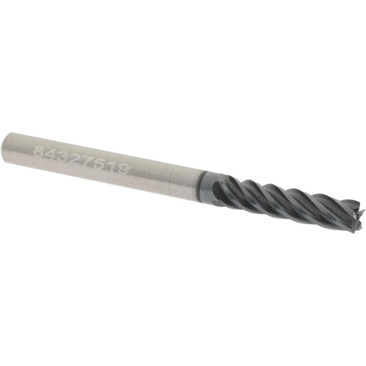 1/8" 5-Flute Solid Carbide Square End Mill, AlTiN - Accupro 95168311