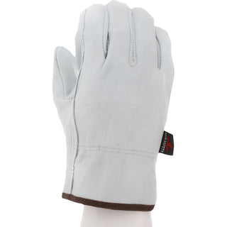 X-Large Gray; Brown Cowhide Leather General Purpose Gloves - MCR Safety 3100XL