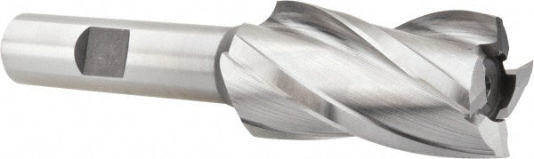 7/8" 4-Flute High Speed Steel Square End Mill - Hertel GG031956