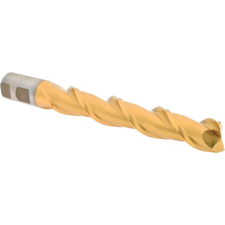 1" 2-Flute High Speed Steel Square End Mill, TiN - Hertel GH072064