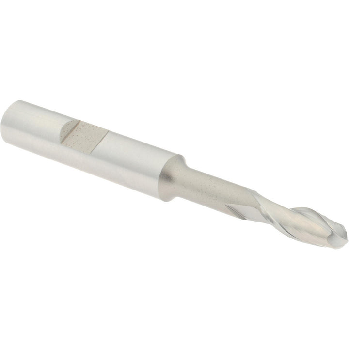 1/4" 2-Flute High Speed Steel Ball End Mill - Hertel GG111016