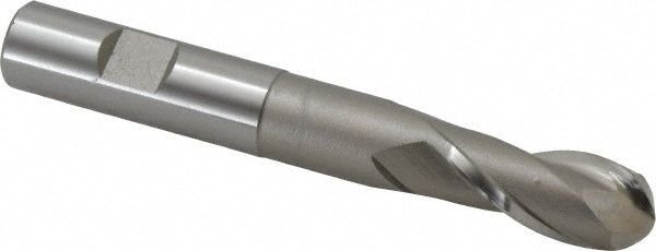 5/8" 2-Flute High Speed Steel Ball End Mill - Hertel GG111040