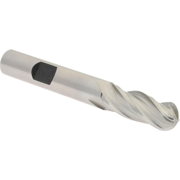 3/8" 4-Flute Cobalt Ball End Mill - Hertel E299914030