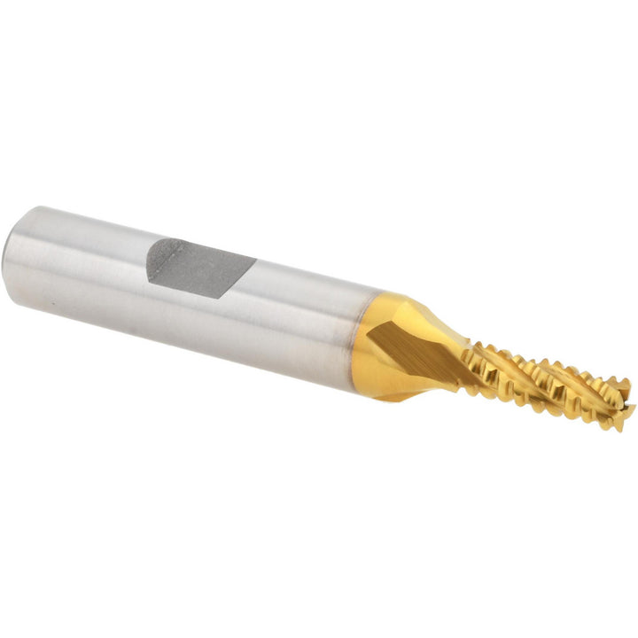 0.1875" 4-Flute Cobalt Roughing End Mill, TiN - Hertel 84511625