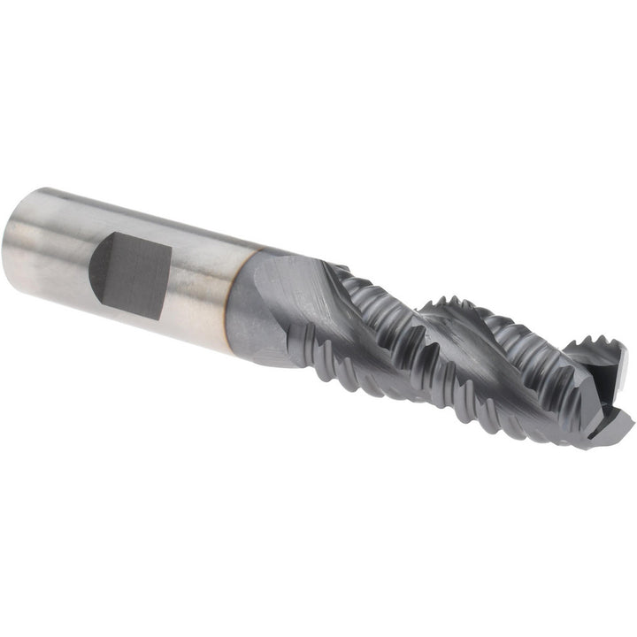 0.625" 3-Flute Cobalt Roughing End Mill, TiCN - Hertel 84511716