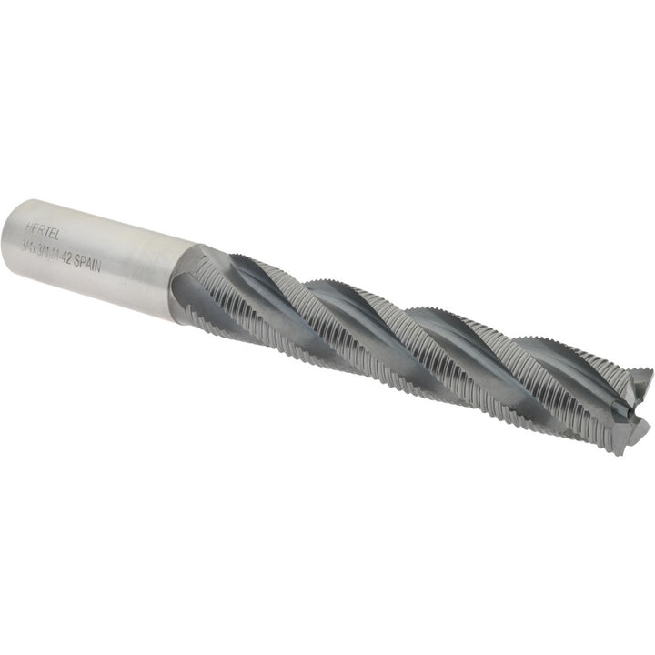 0.7500" 4-Flute Cobalt Single End Mill, TiCN - Hertel 84511872