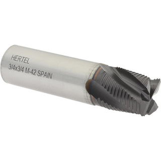 0.7500" 4-Flute Cobalt Single End Mill, TiAlN - Hertel 84512870