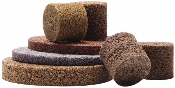 3 x 1" Aluminum Oxide Deburring Wheels Disc - Merit Abrasives 66254420274