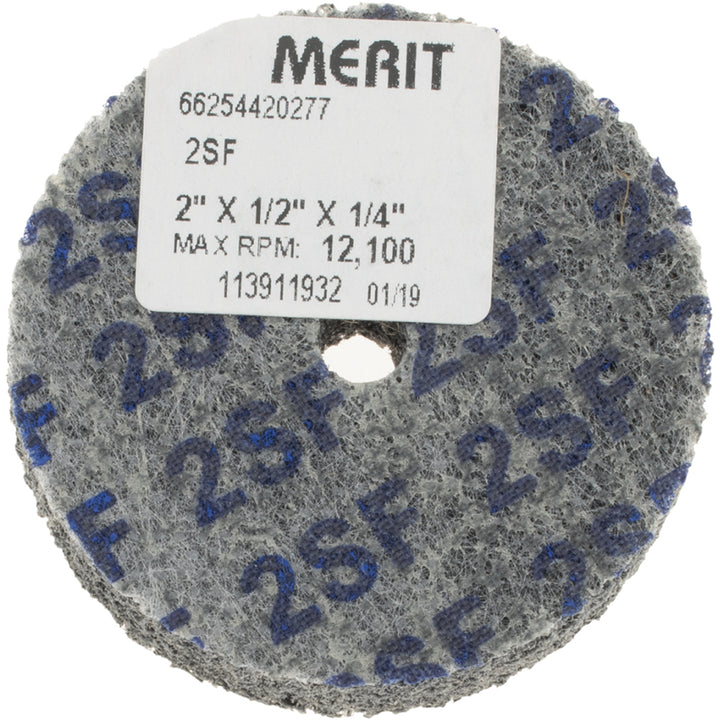 2 x 1/2" Silicon Carbide Deburring Wheels Disc - Merit Abrasives 66254420277