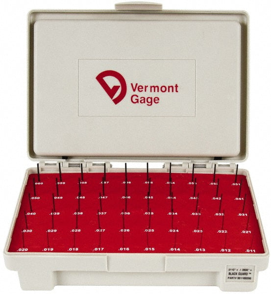 50-Piece Pin Gage - Vermont Gage 901100200