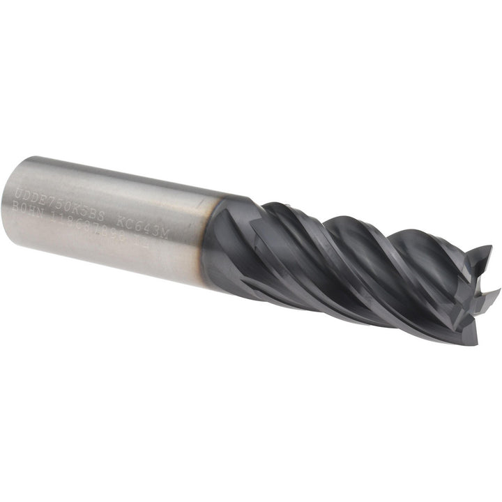 3/4" 5-Flute Solid Carbide Square End Mill, AlTiN - Kennametal 3580819