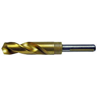 17/32" Cobalt Reduced Shank Drill Bit, Coated, 118° point - Chicago-Latrobe 53634