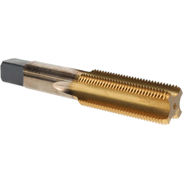 7/8-14 UNF High-Speed Steel Standard Tap, TiN - Greenfield Threading 307844