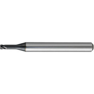 0.0236" 4-Flute Solid Carbide Corner Radius End Mill, AlTiCrSiN - Mitsubishi 10646229