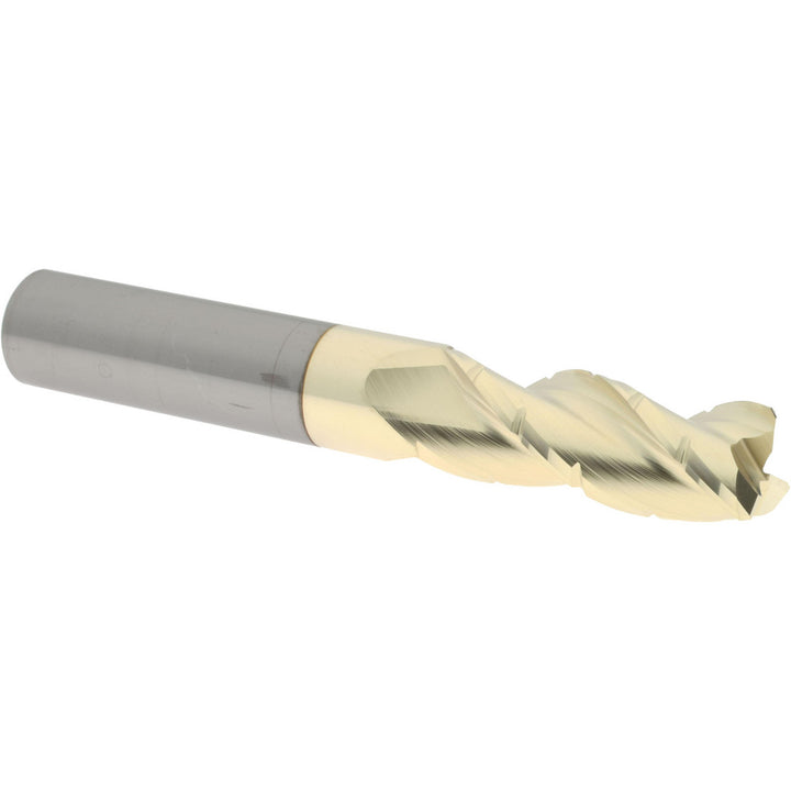 0.7500" 3-Flute Solid Carbide Square End Mill, ZrN - Accupro 2500482
