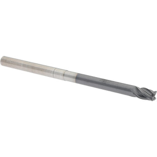 1/4" 4-Flute Solid Carbide Corner Radius & Corner Chamfer End Mill, AlTiN - Accupro 95168478