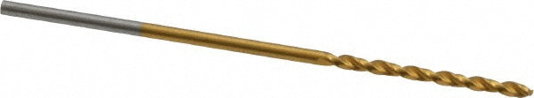 #58 High Speed Steel Drill Bit, TiN, 130° point - Guhring 9006520010700