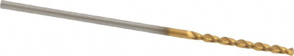#60 High Speed Steel Drill Bit, TiN, 130° point - Guhring 9006520010200