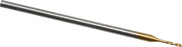 0.0150" Cobalt Drill Bit, TiN, 118° point - Guhring 9006600003800